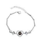 Projection Photo Pet Bracelet 925 Sterling Silver
