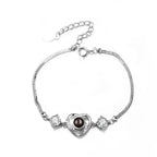 Projection Photo Pet Bracelet 925 Sterling Silver