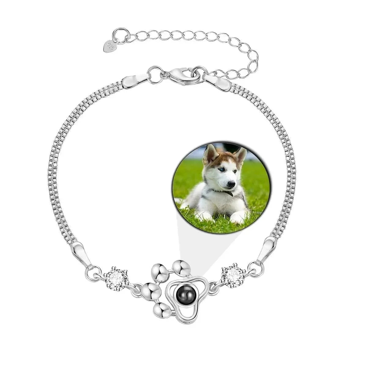 Customized Photo Bracelets, 925 Sterling Silver