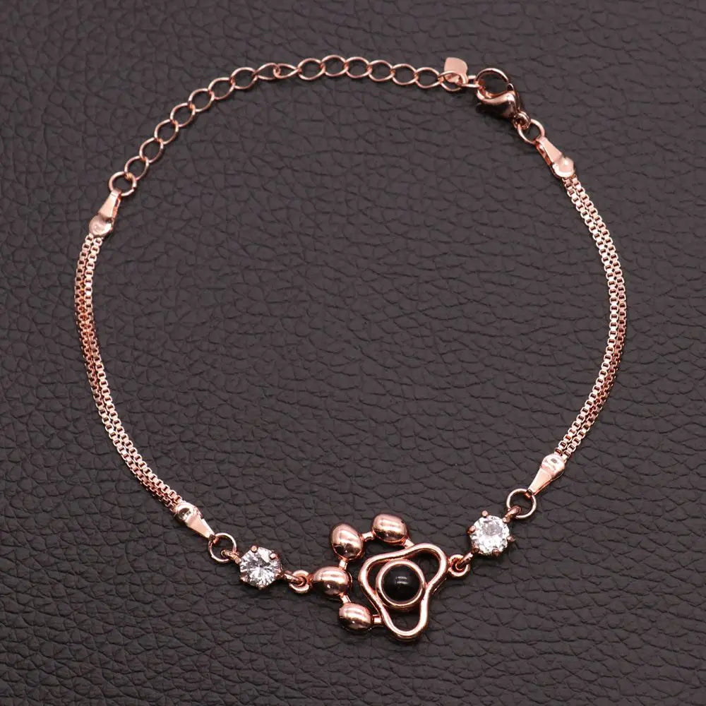 Customized Photo Bracelets, 925 Sterling Silver
