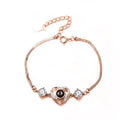 Projection Photo Pet Bracelet 925 Sterling Silver