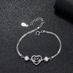 Projection Photo Pet Bracelet 925 Sterling Silver