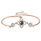 Projection Photo Pet Bracelet 925 Sterling Silver