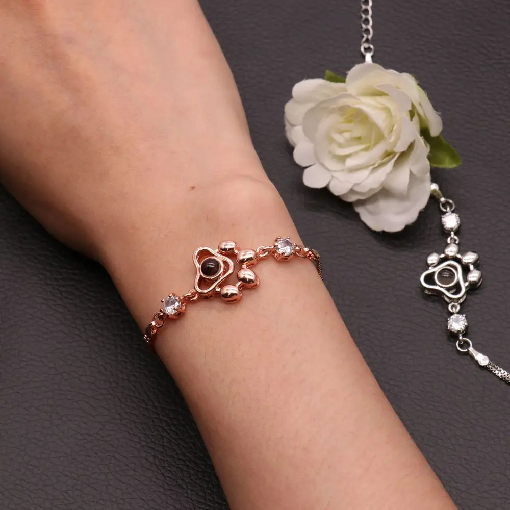 Customized Photo Bracelets, 925 Sterling Silver