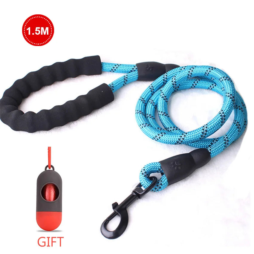 Dog Leash, Reflective, 1.5M Long w/Comfortable Padded Handle