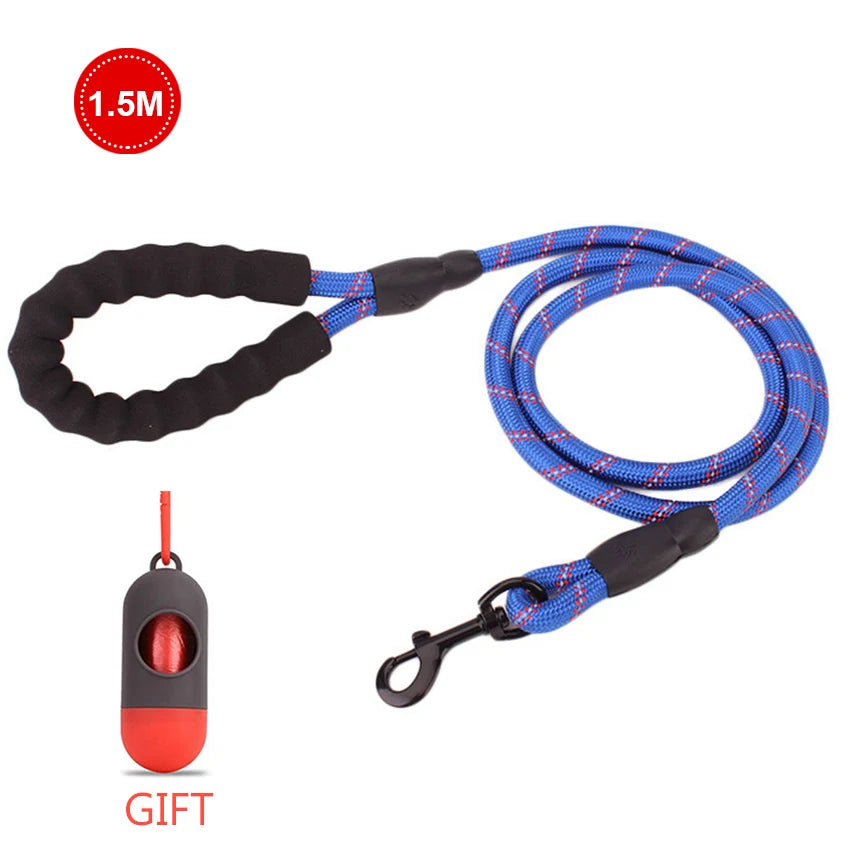 Dog Leash, Reflective, 1.5M Long w/Comfortable Padded Handle