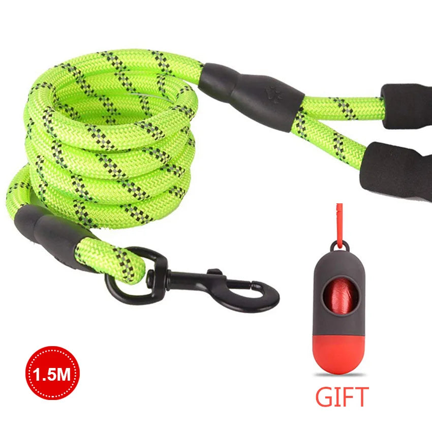 Dog Leash, Reflective, 1.5M Long w/Comfortable Padded Handle