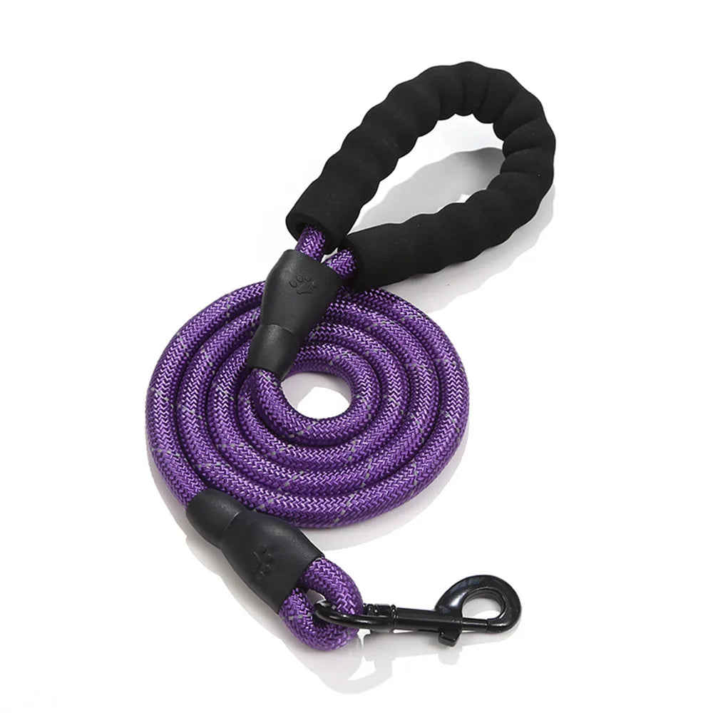 Dog Leash, Reflective, 1.5M Long w/Comfortable Padded Handle