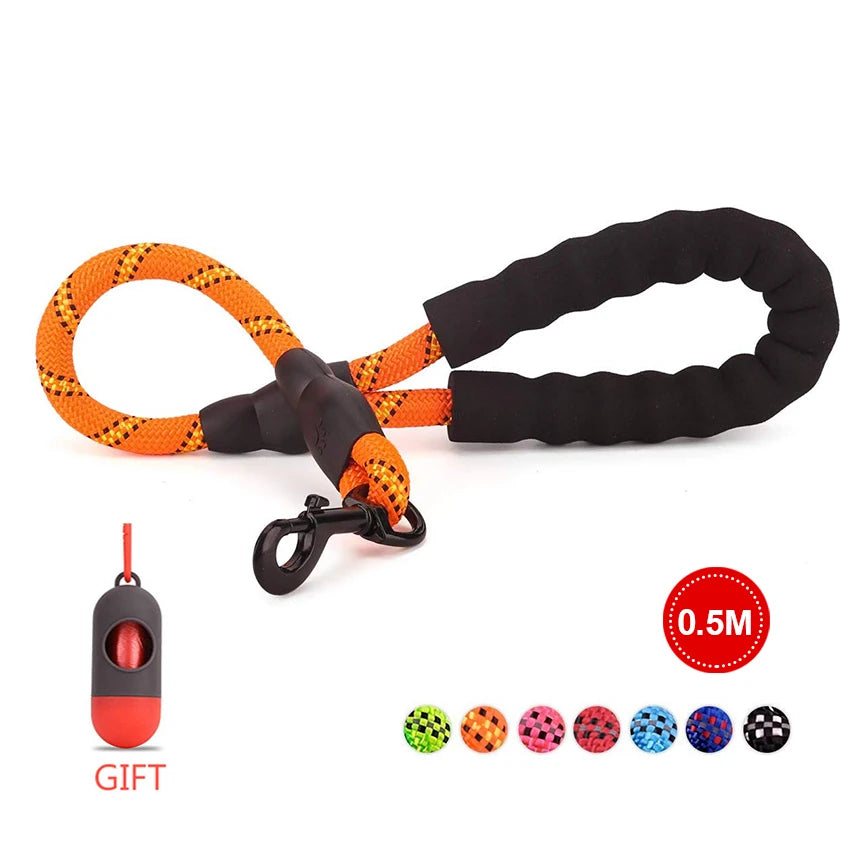 Dog Leash, Reflective, 1.5M Long w/Comfortable Padded Handle