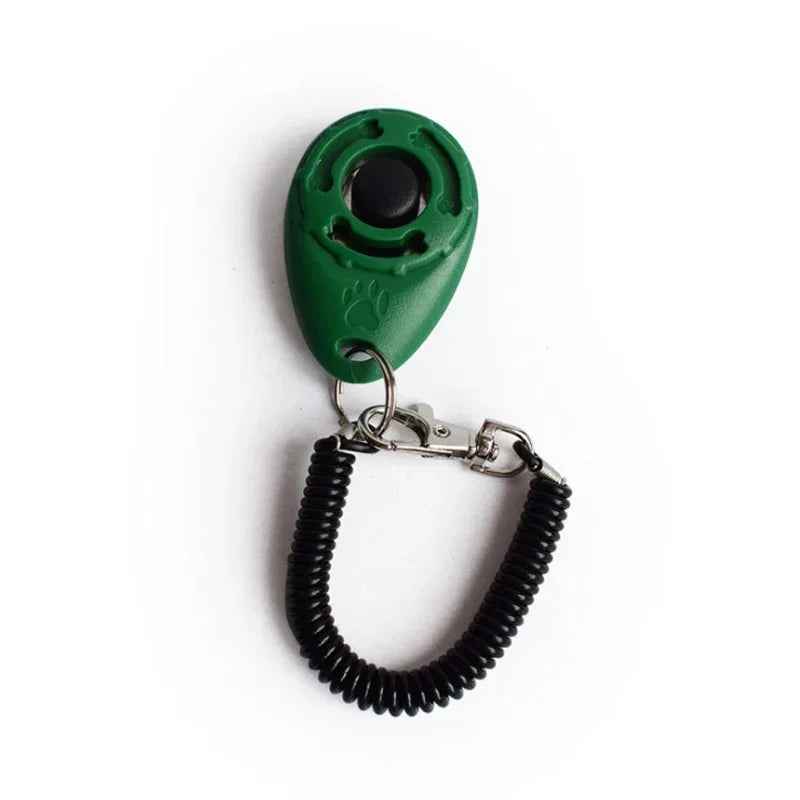 2 in 1 Dog Training Clicker w/ Adjustable Wrist Strap
