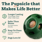 Chew Proof Interactive Dog Toys Silicone Pupsicle Mold Enrichment Frozen Treat Maker Summer Cooling Boredom Solver Large Breed
