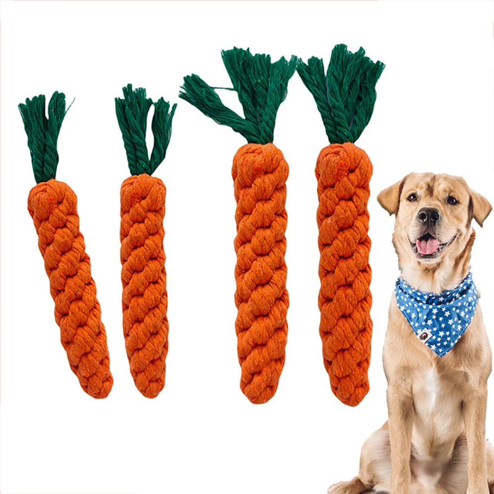 Carrot, Rope Dog Toys