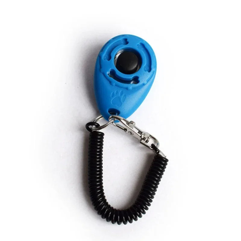 2 in 1 Dog Training Clicker w/ Adjustable Wrist Strap