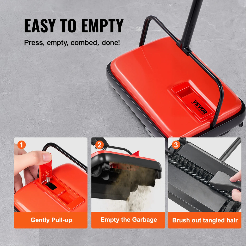 SVEVOR Carpet Sweeper, Pet Hair, Dust