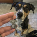 Personalized Pet Photo Necklace, Engraved Pets Memory Jewelry