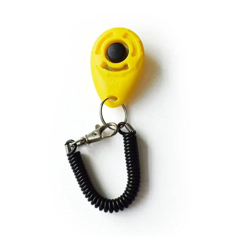 2 in 1 Dog Training Clicker w/ Adjustable Wrist Strap