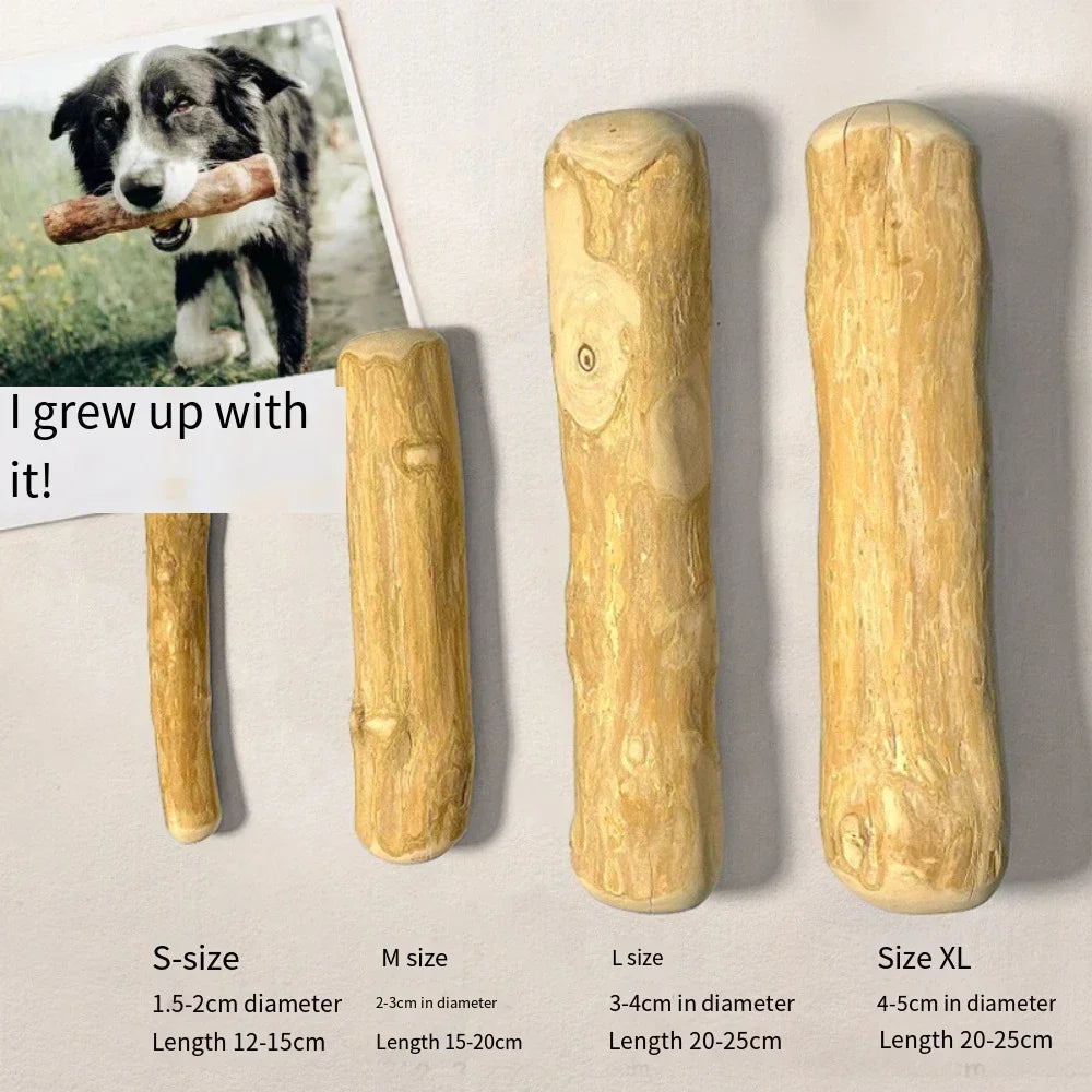 Heavy Duty Canine Coffee Wood Chew Toys