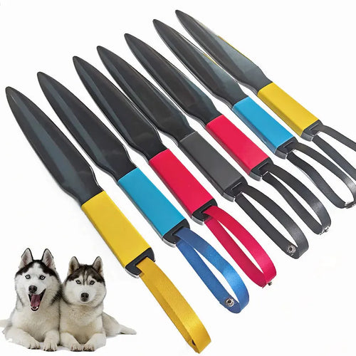 A sturdy silicone chew stick for large dog training