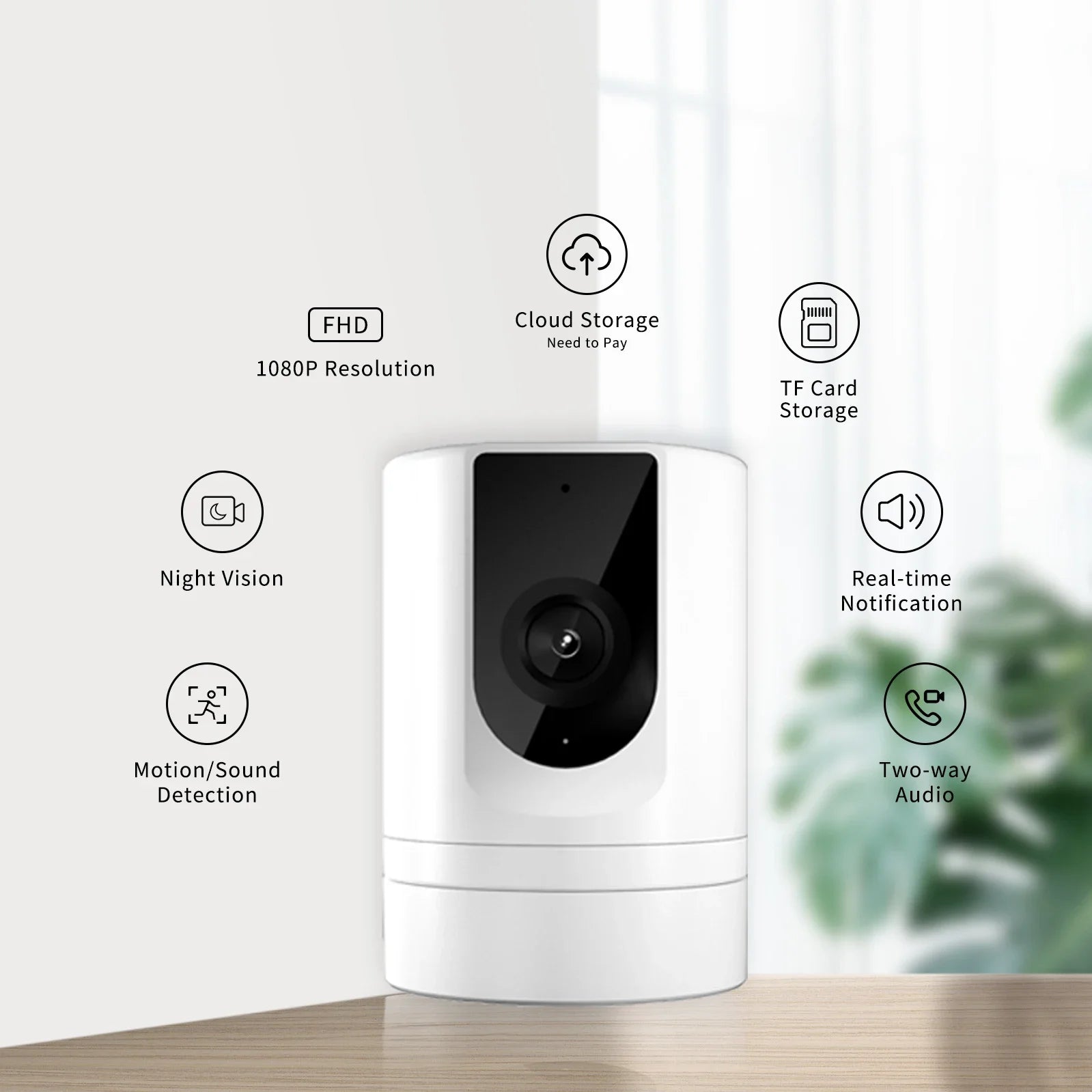 Security Camera Indoor, Pet Camera with Phone App