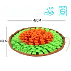 Interactive Washable Dog Snuffle Mat, Slow Feeding Mat