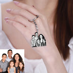 Personalized Pet Photo Keychain, Stainless Steel