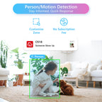 Smart Security Camera, Pet Monitor ,WiFi Surveillance
