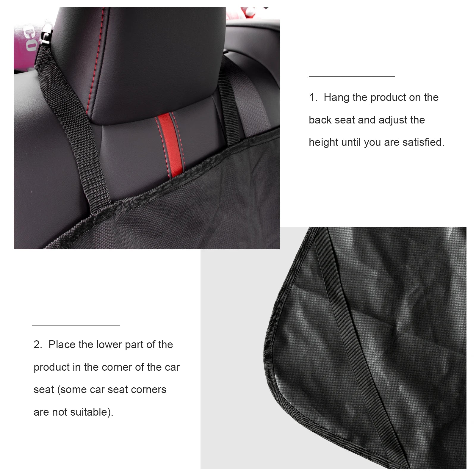 Dog Back Seat Cover, Waterproof, Nonslip