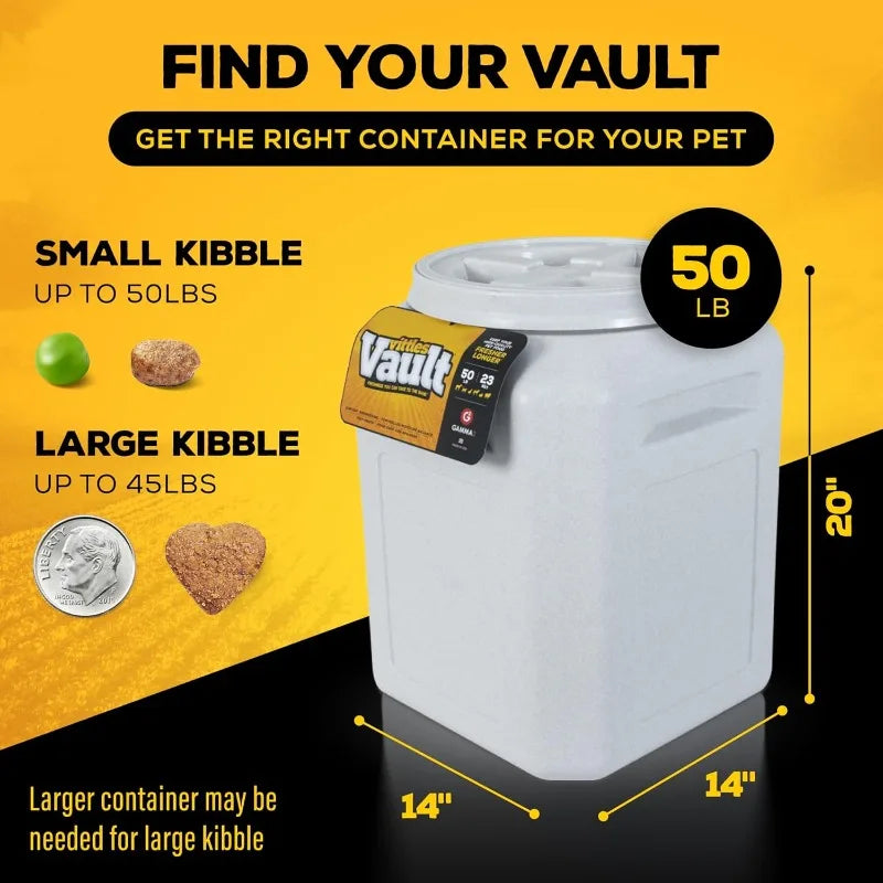 Vittles Vault Pet Food Storage Containers - 50lbs