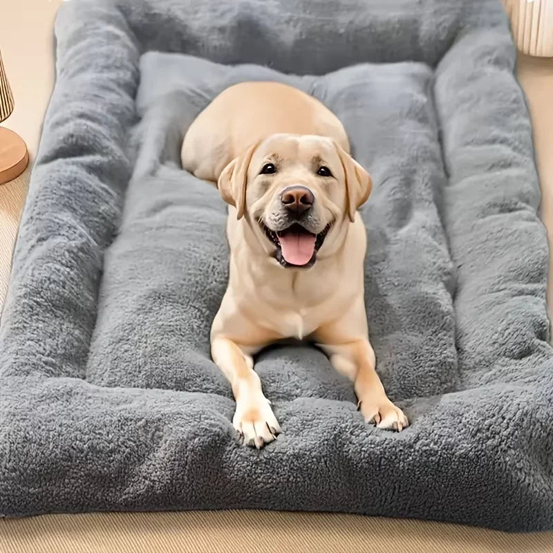 Oversized Plush Dog Bed, Sofa Crate Pad