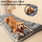 Oversized Plush Dog Bed, Sofa Crate Pad