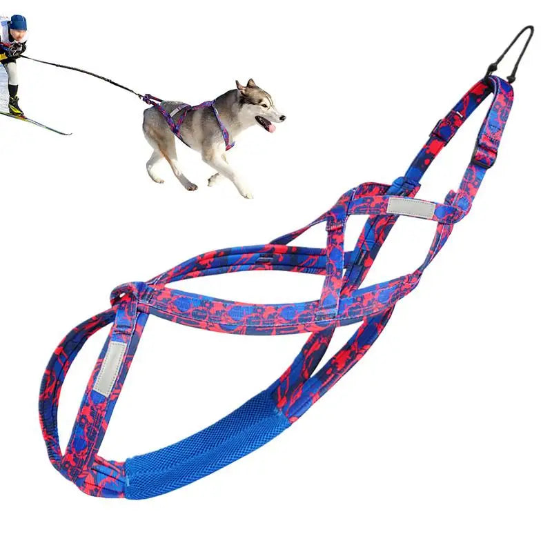 Dog's Pulling Harness, Adjustable Reflective, Outdoor