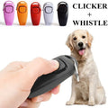 2 In 1 Pet Dog Clicker, Dog Training Whistle