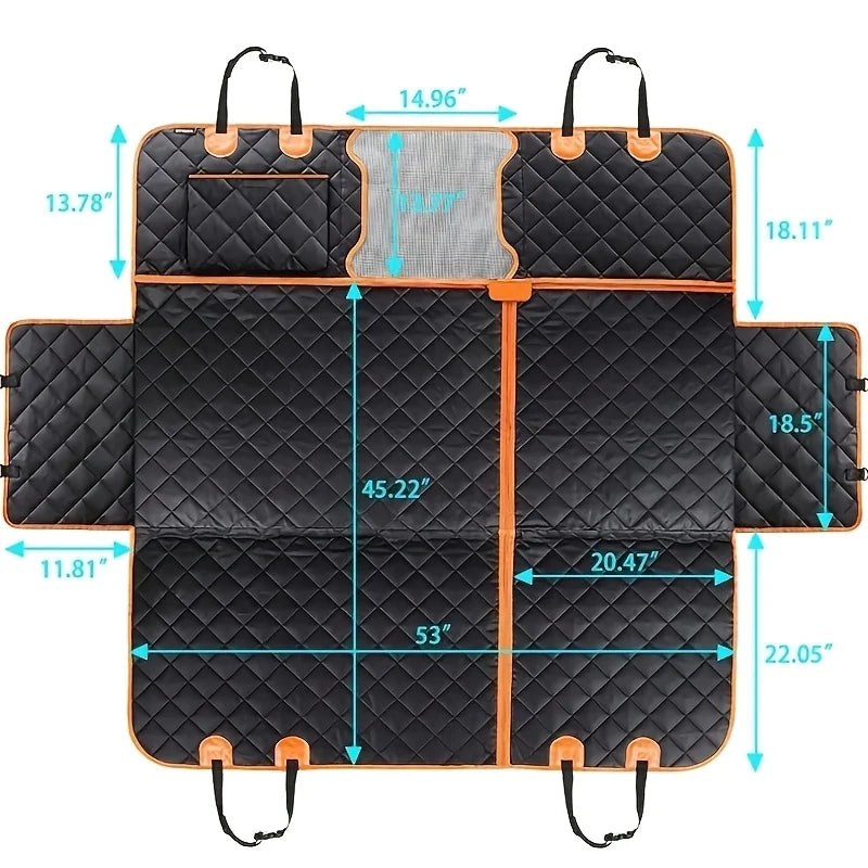 5-in-1 Convertible Dog Car Seat Cover