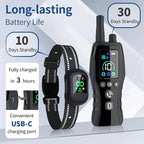 Dog Training Collar, Waterproof Rechargeable E-Collar