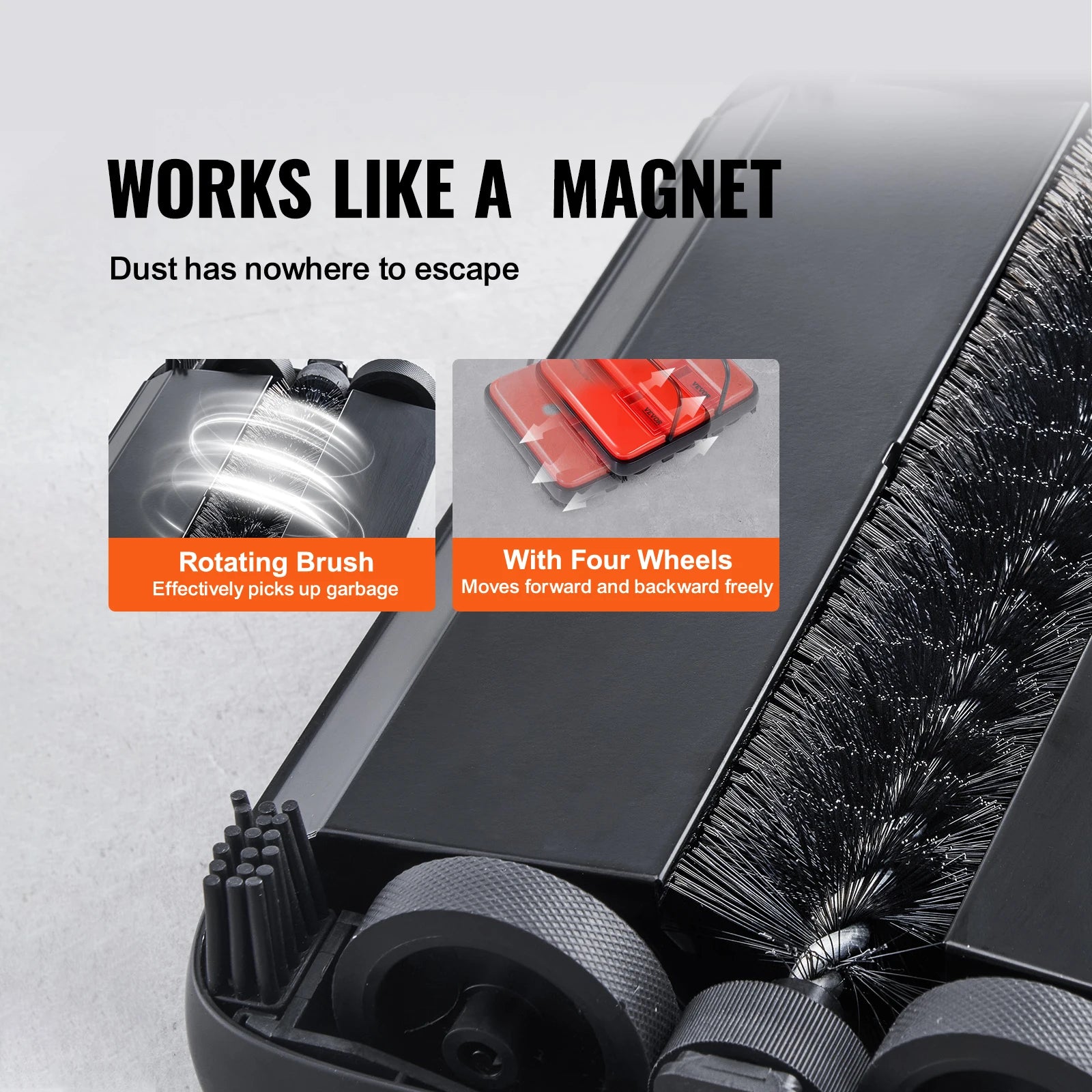 SVEVOR Carpet Sweeper, Pet Hair, Dust