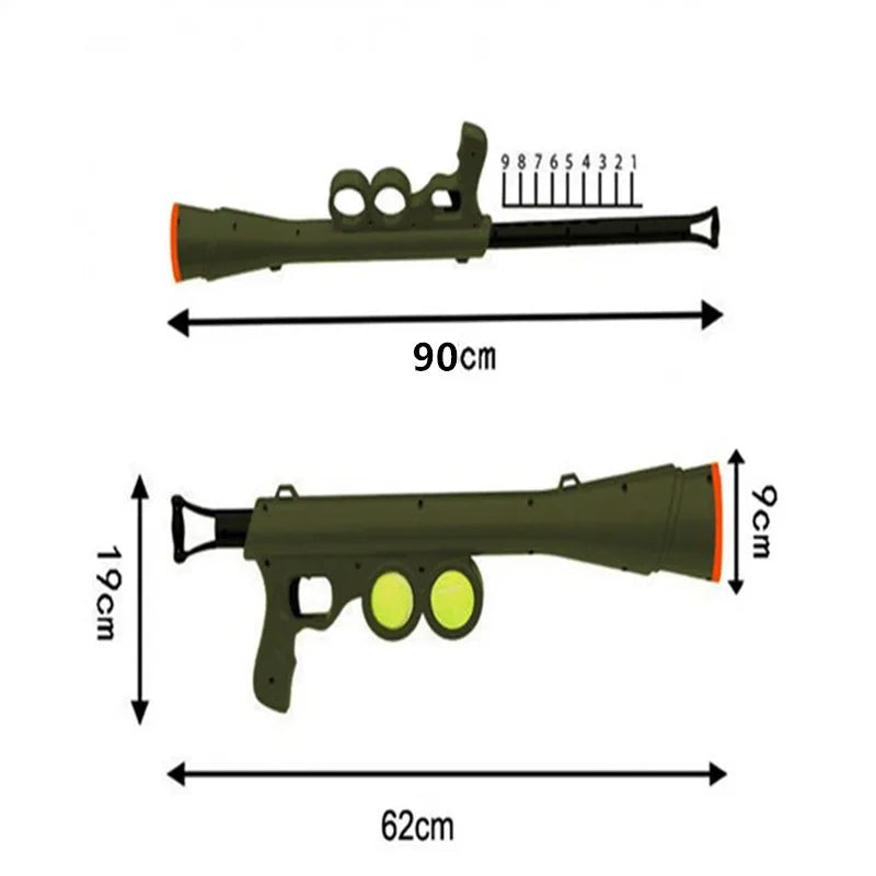 Ball Launcher w/two tennis balls