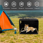 Durable Windproof Dog Crate Cover for 24-48 Inch Kennels