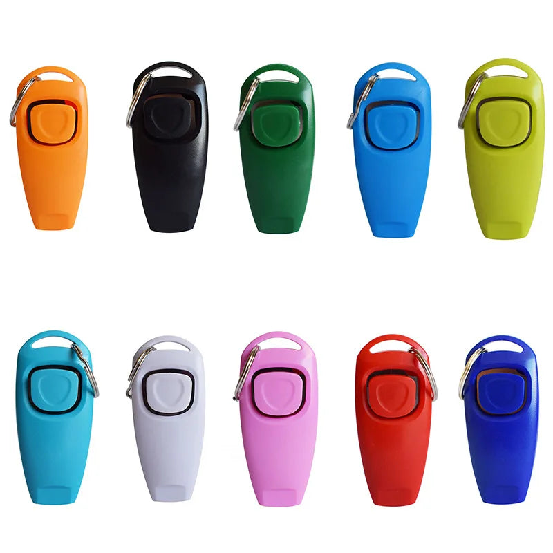 2 In 1 Pet Dog Clicker, Dog Training Whistle