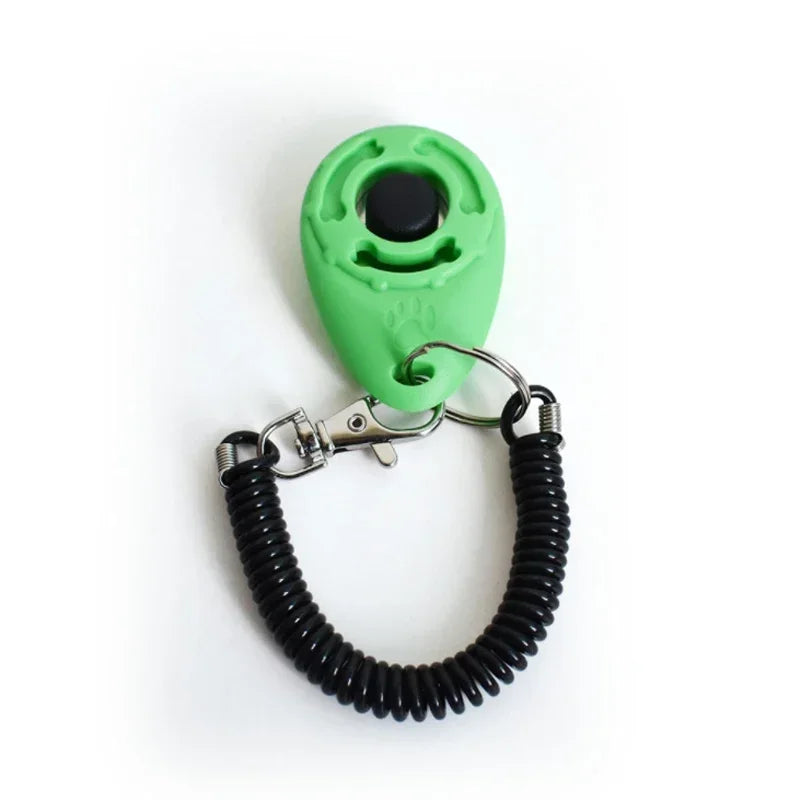 2 in 1 Dog Training Clicker w/ Adjustable Wrist Strap