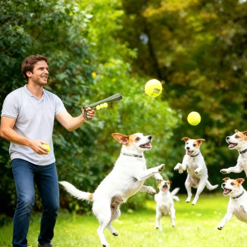 Ball Launcher w/two tennis balls