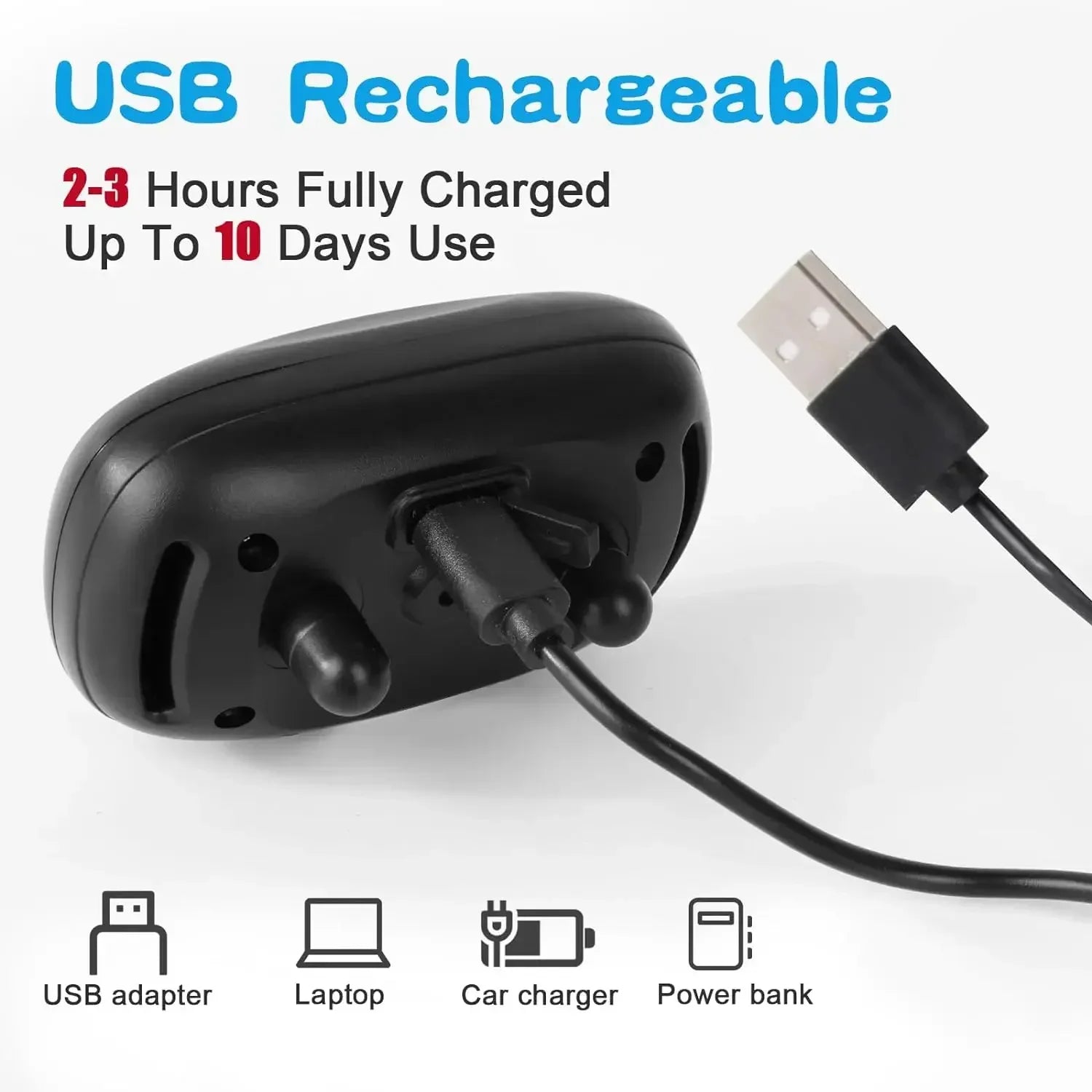Dog Anti Barking Device, USB Rechargeable, Dogs Training Collar