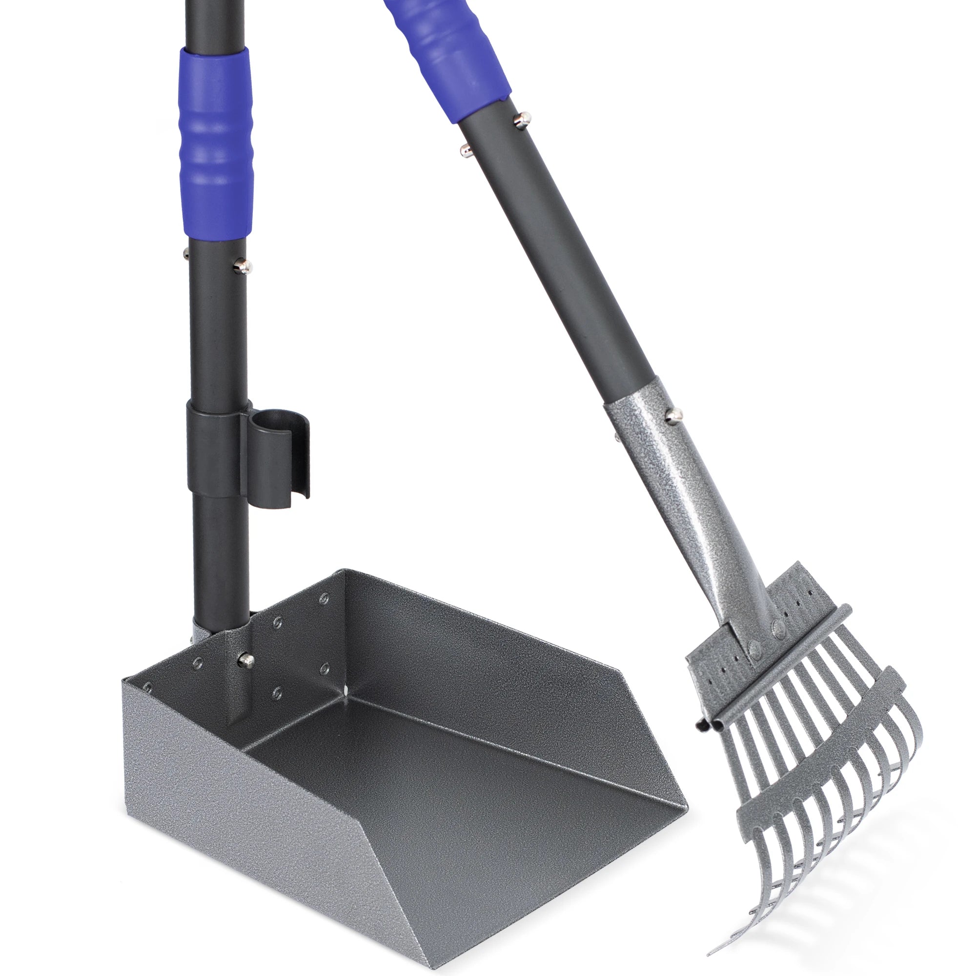 Dog Pooper Scooper, Dog Poop Tray and Rake Set
