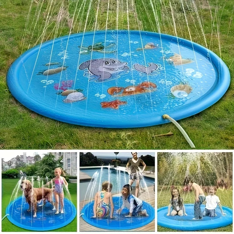 Heavy-duty Outdoor Pet Bath Basin with Water Spray Function