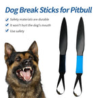A sturdy silicone chew stick for large dog training