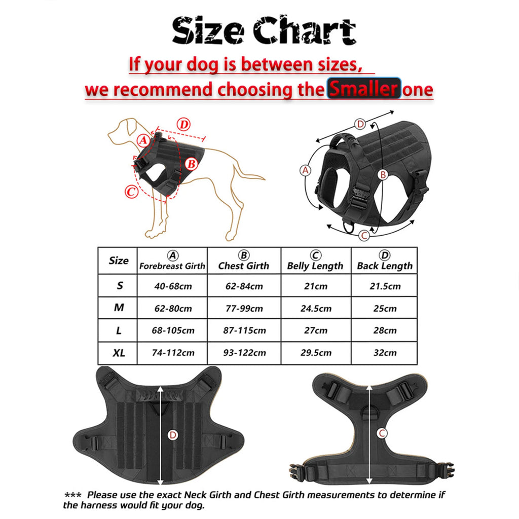 Tactical Dog Harness