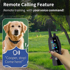 Dog Training Collar, Waterproof Rechargeable E-Collar