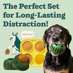 Chew Proof Interactive Dog Toys Silicone Pupsicle Mold Enrichment Frozen Treat Maker Summer Cooling Boredom Solver Large Breed