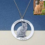 Personalized Pet Photo Keychain, Stainless Steel