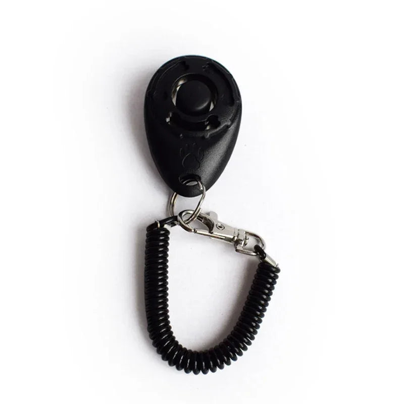 2 in 1 Dog Training Clicker w/ Adjustable Wrist Strap