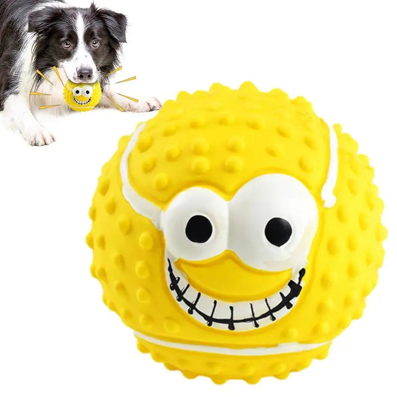 Latex Squeaky Dog Toy, Bite Resistant